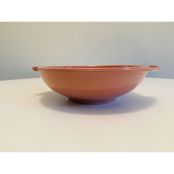 Vintage Boonton Pink Divided Serving Bowl, Melmac Vegetable Serving Bowl, Boonto - Picture 8 of 8